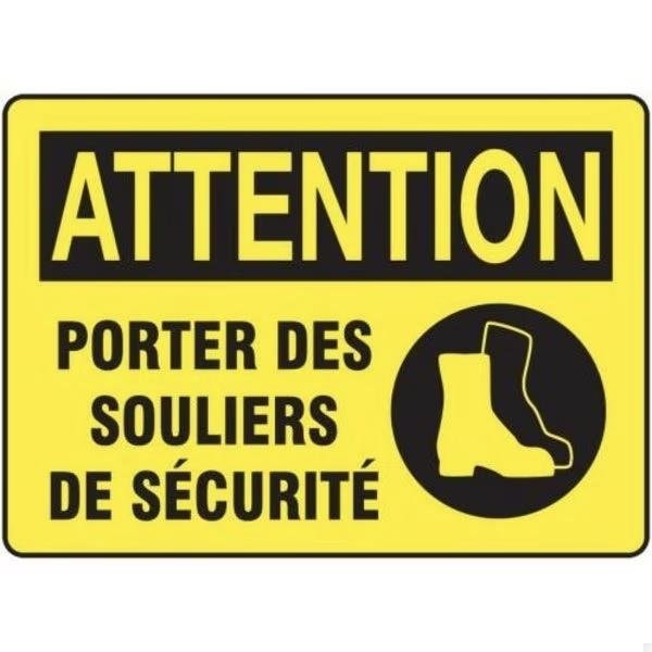 Accuform OSHA CAUTION SAFETY SIGN PERSONAL FRMPPA656VA FRMPPA656VA - main